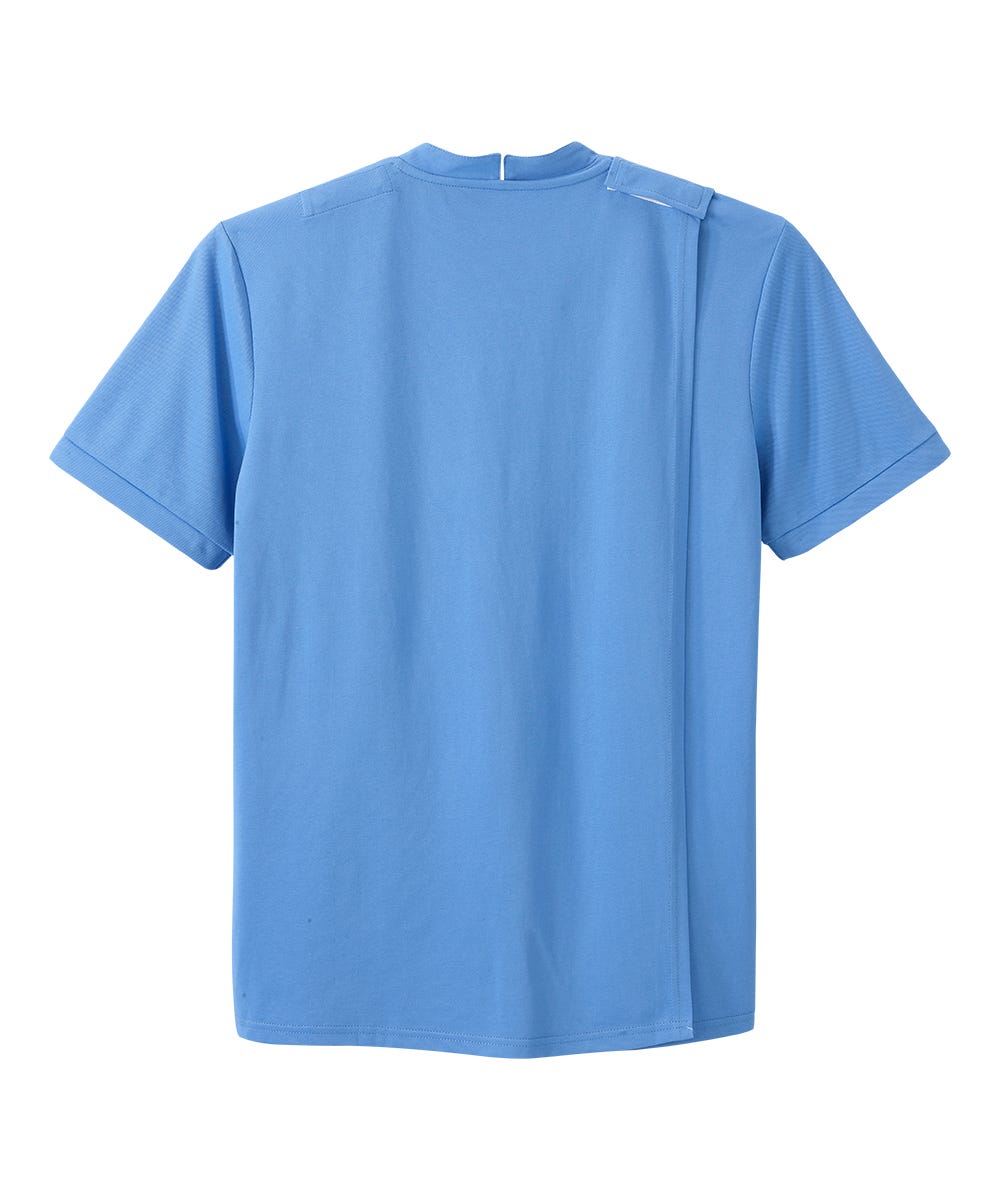 Men's Open Back Henley T-Shirt - Silverts 8