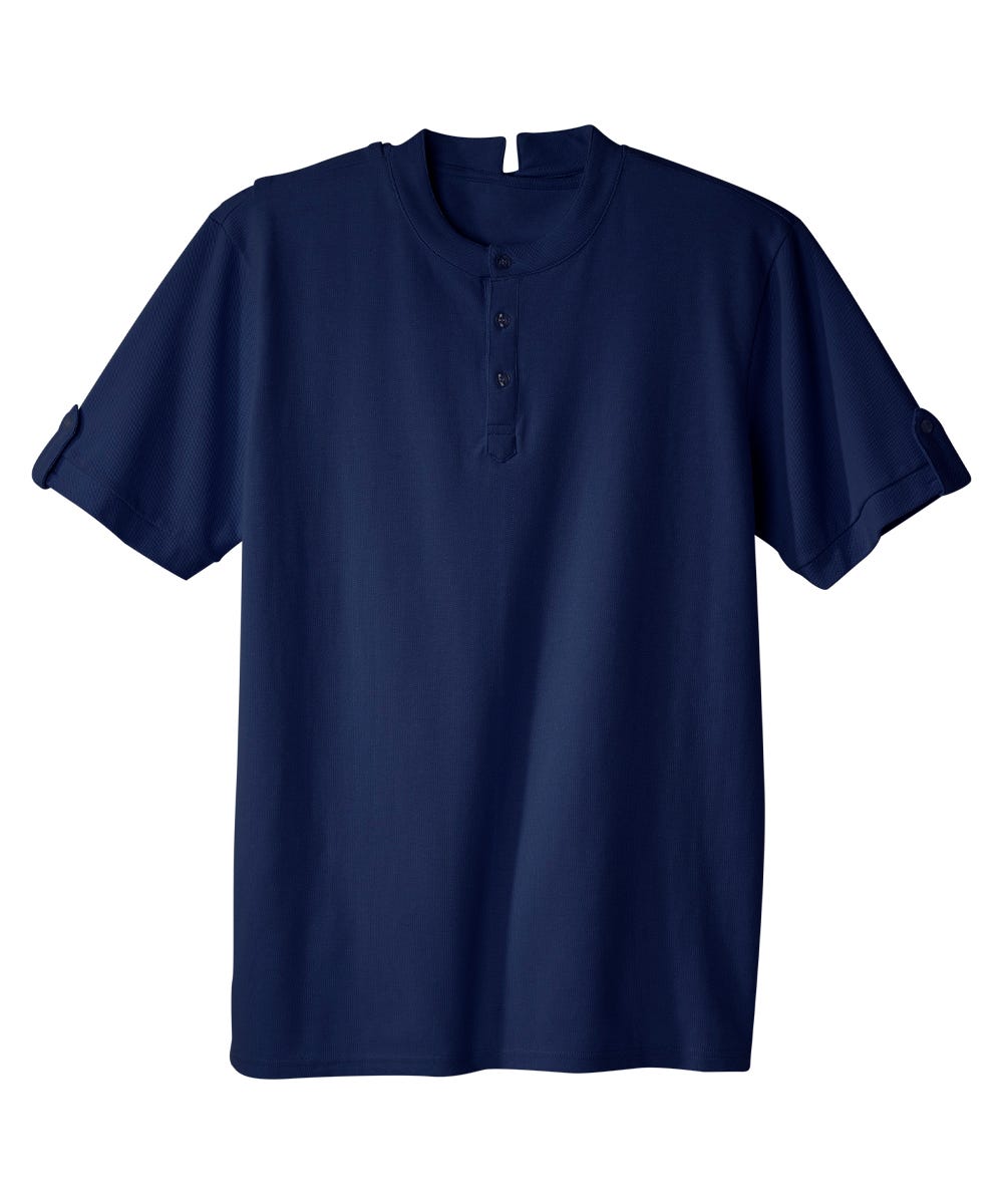Men's Open Back Henley T-Shirt - Clearance - Silverts 20