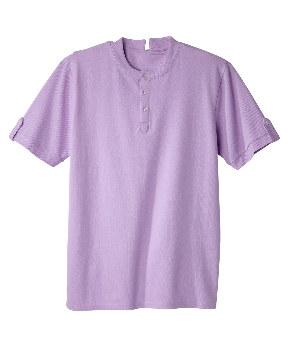 Men's Open Back Henley T-Shirt - Clearance - Silverts 26