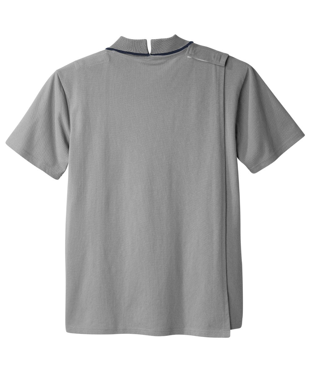 Men's Open Back Polo Shirt with Zip - Clearance - Silverts 6