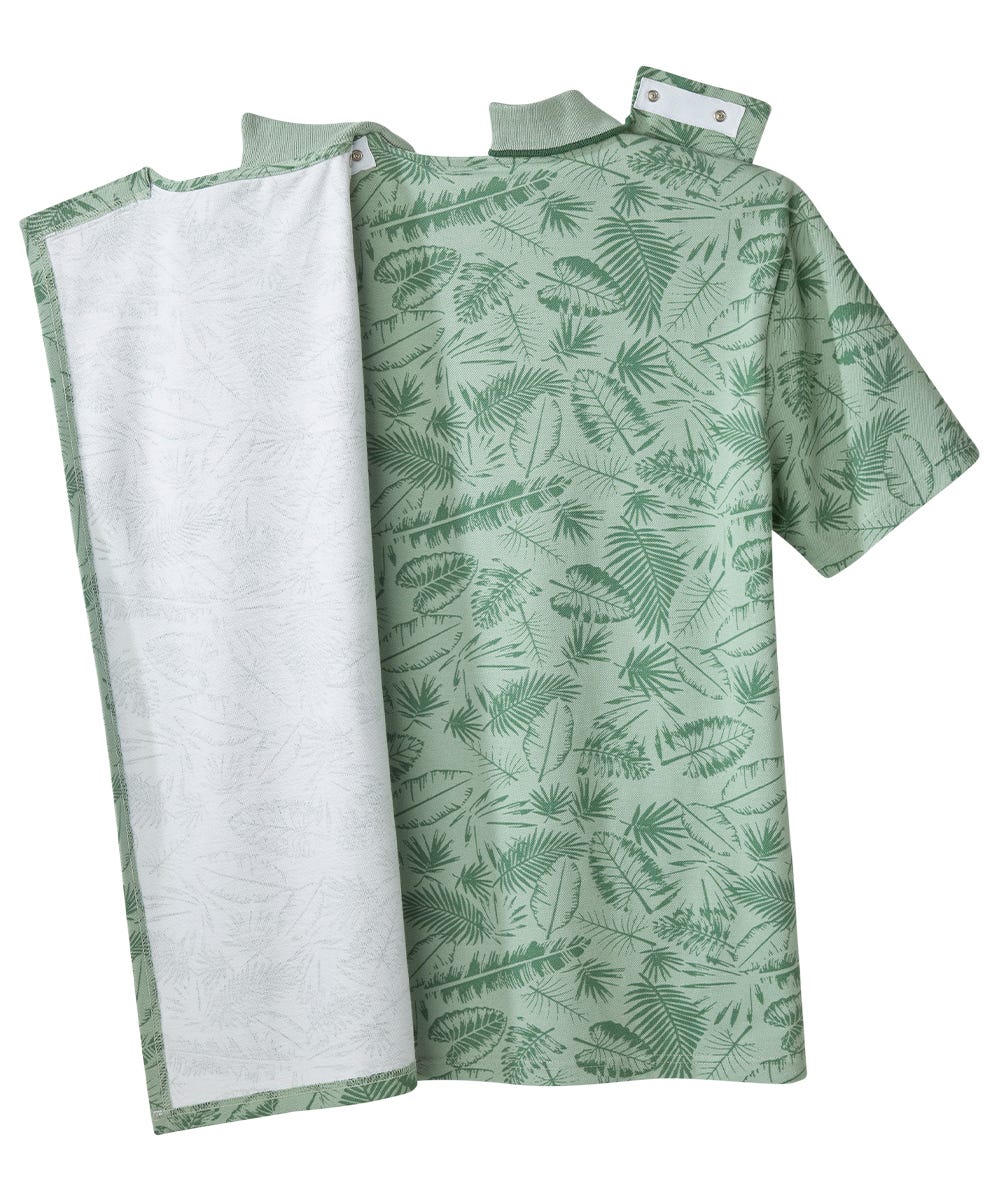 Men's Open Back Polo Shirt with Zip - Clearance - Silverts 4