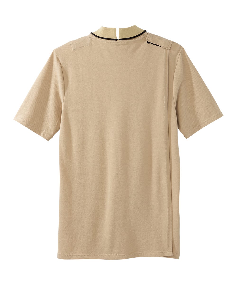 Men's Open Back Polo Shirt with Zip - Silverts 8