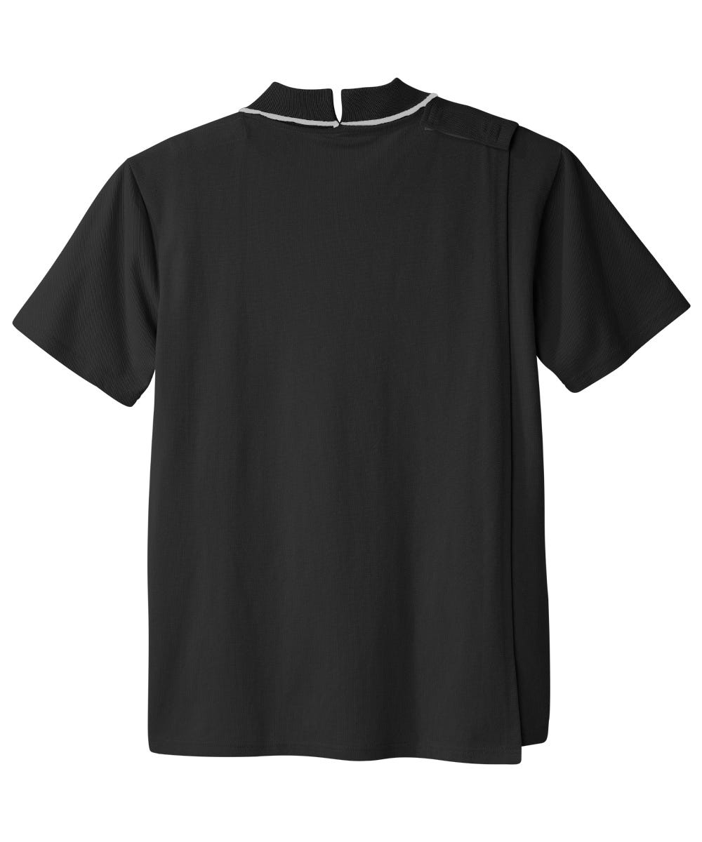 Men's Open Back Polo Shirt with Zip - Clearance - Silverts 9