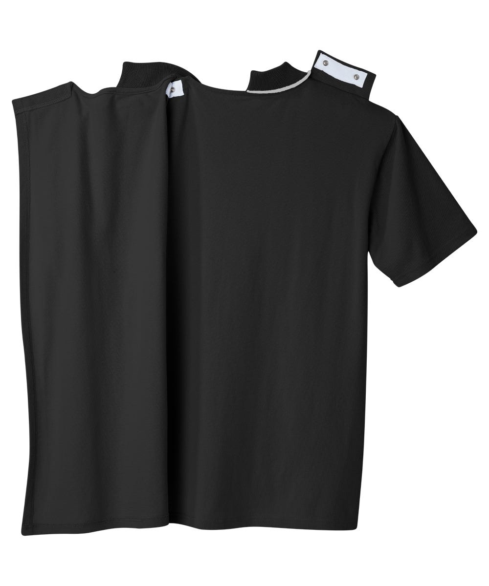 Men's Open Back Polo Shirt with Zip - Clearance - Silverts 10
