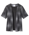 Women's Open Back Short Sleeve Twofer Top