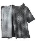 Women's Open Back Short Sleeve Twofer Top - Silverts 2