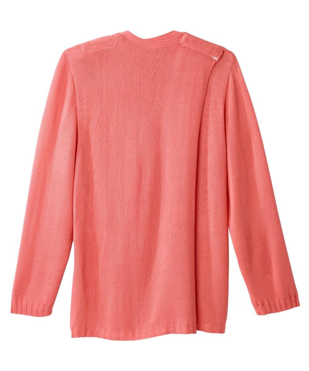 Women's Adaptive Open Back Flower Cardigan - Silverts 8