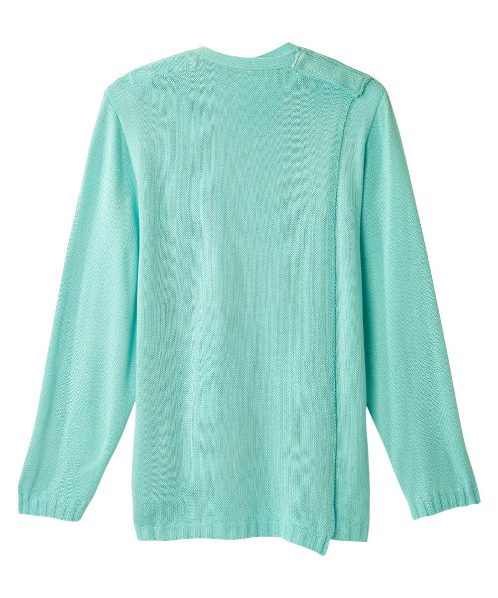Women's Adaptive Open Back Flower Cardigan - Silverts 11