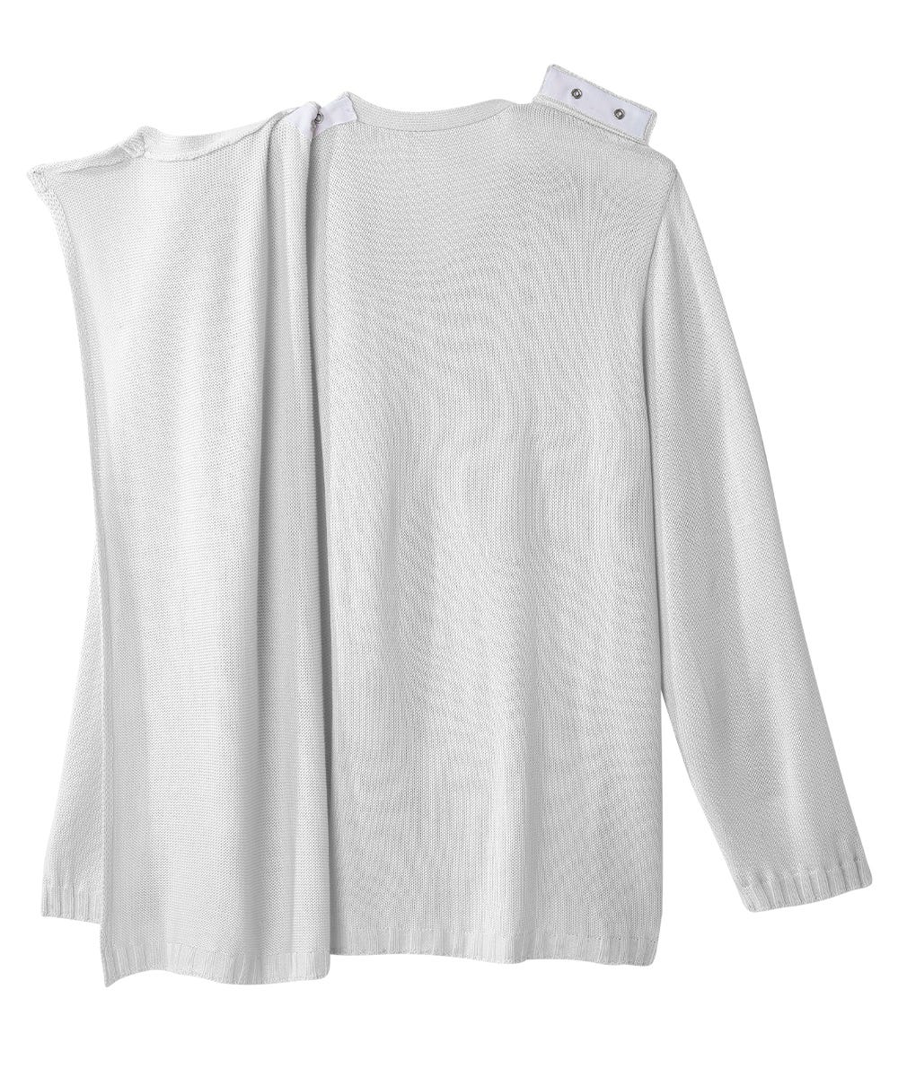 Women's Adaptive Open Back Flower Cardigan - Silverts 18