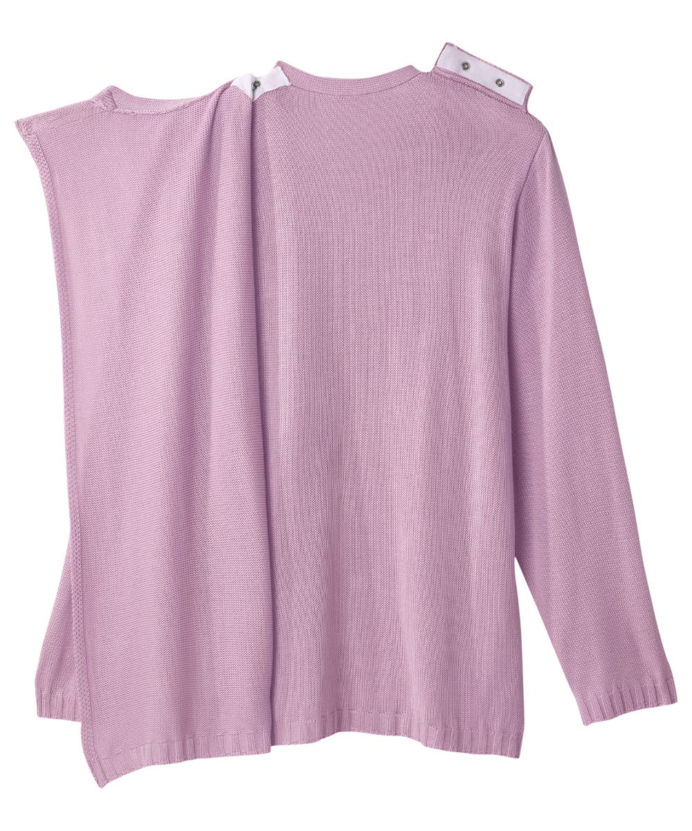 Women's Adaptive Open Back Flower Cardigan - Silverts 5