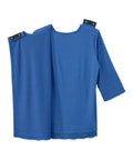 Women's Open Back Lace V-Neck Top - Silverts 6