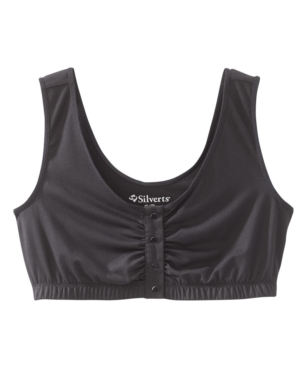 Women's Adaptive Front Snap Closure Bra - Silverts 13