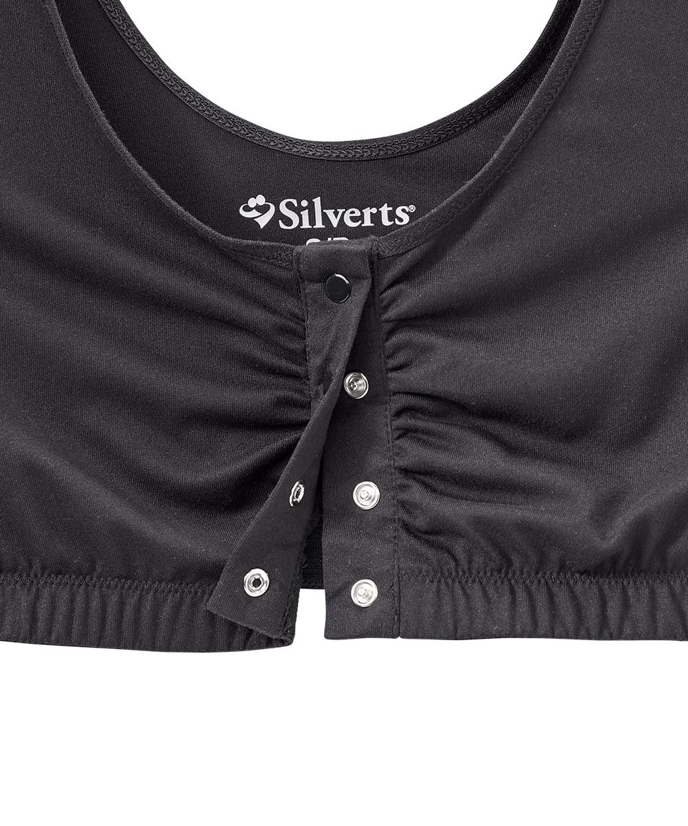 Women's Adaptive Front Snap Closure Bra - Silverts 15