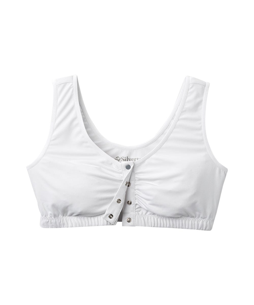 Women's Adaptive Front Snap Closure Bra - Silverts 11