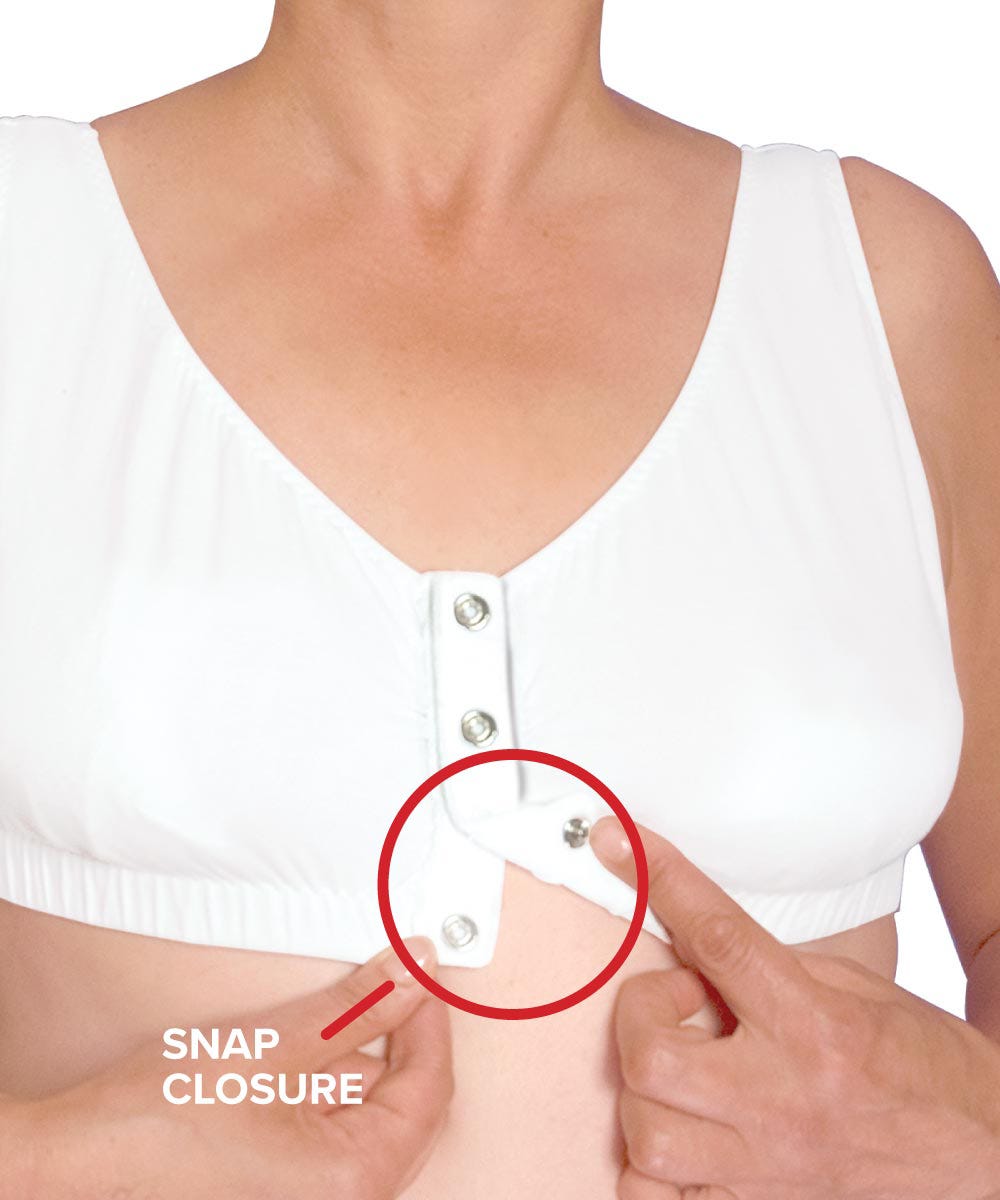 Women's Adaptive Front Snap Closure Bra - Clearance - Silverts 4