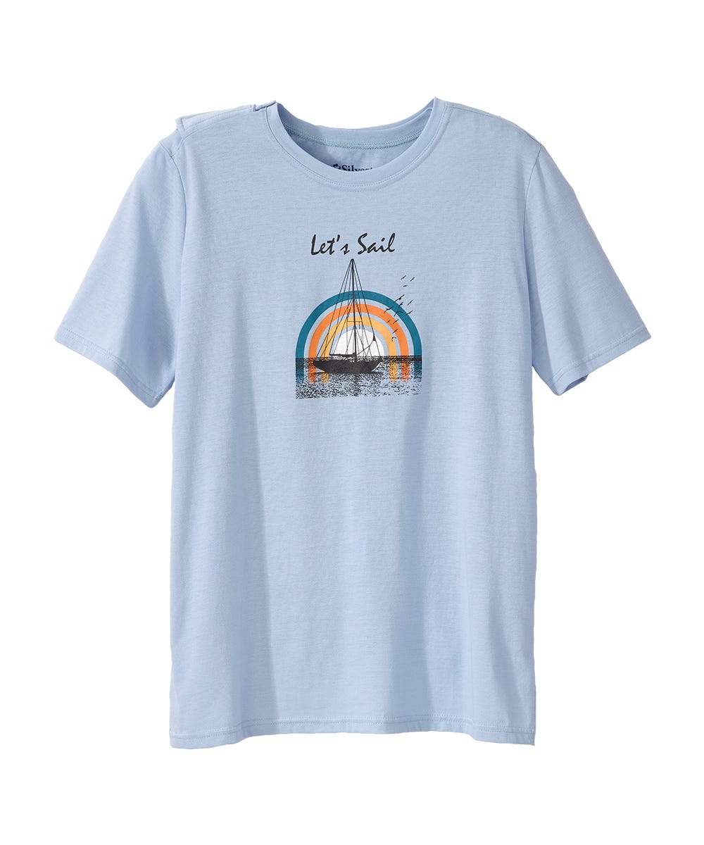 Men's Open Back Graphic Tee - Silverts 5