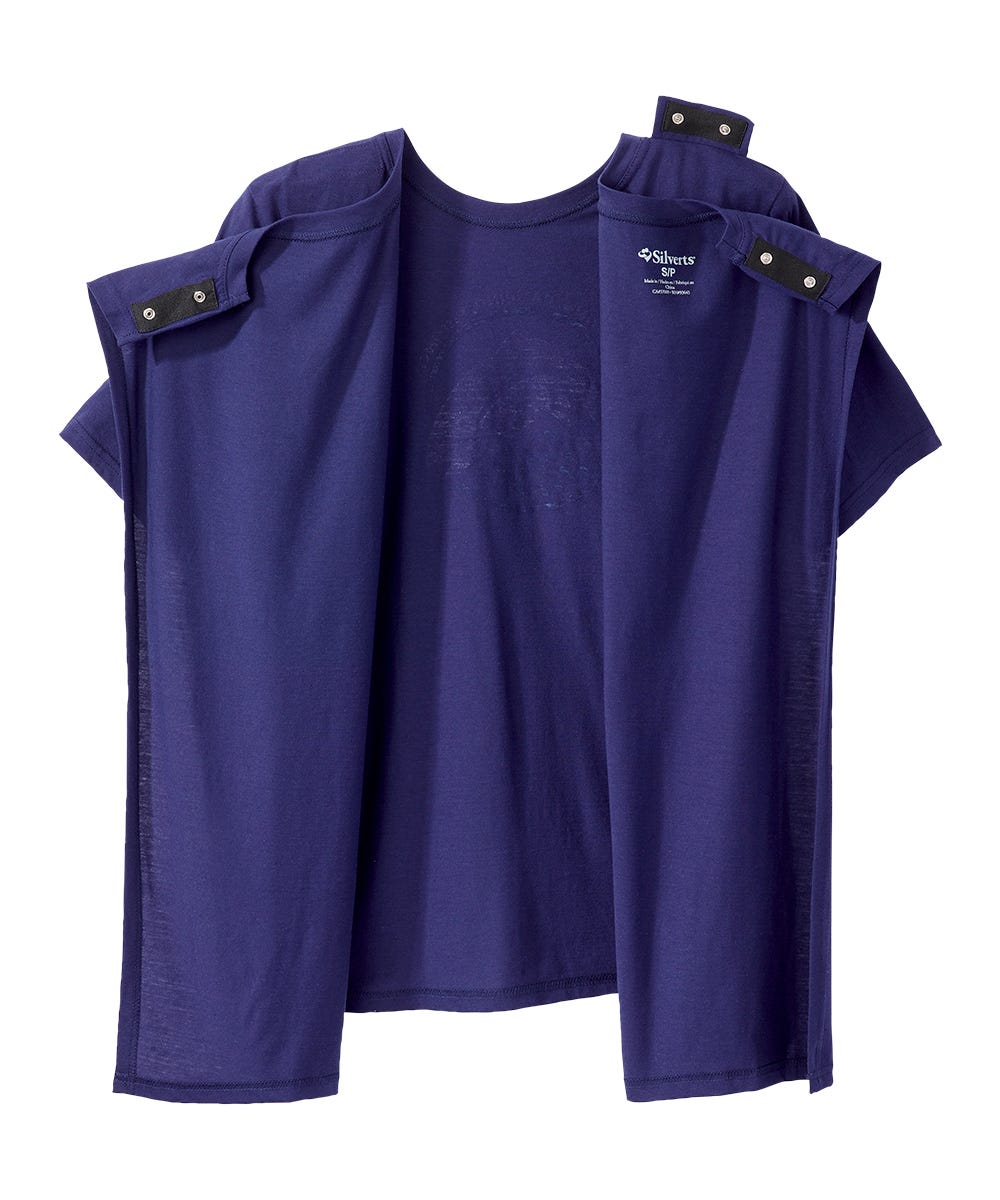 Men's Open Back Graphic Tee - Silverts 11