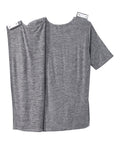 Men's Open Back V-Neck Pocket T-Shirt - Silverts 8
