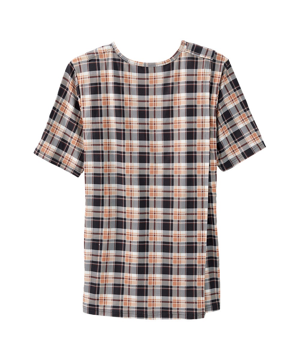 Men's Open Back V-Neck Pocket T-Shirt - Silverts 14