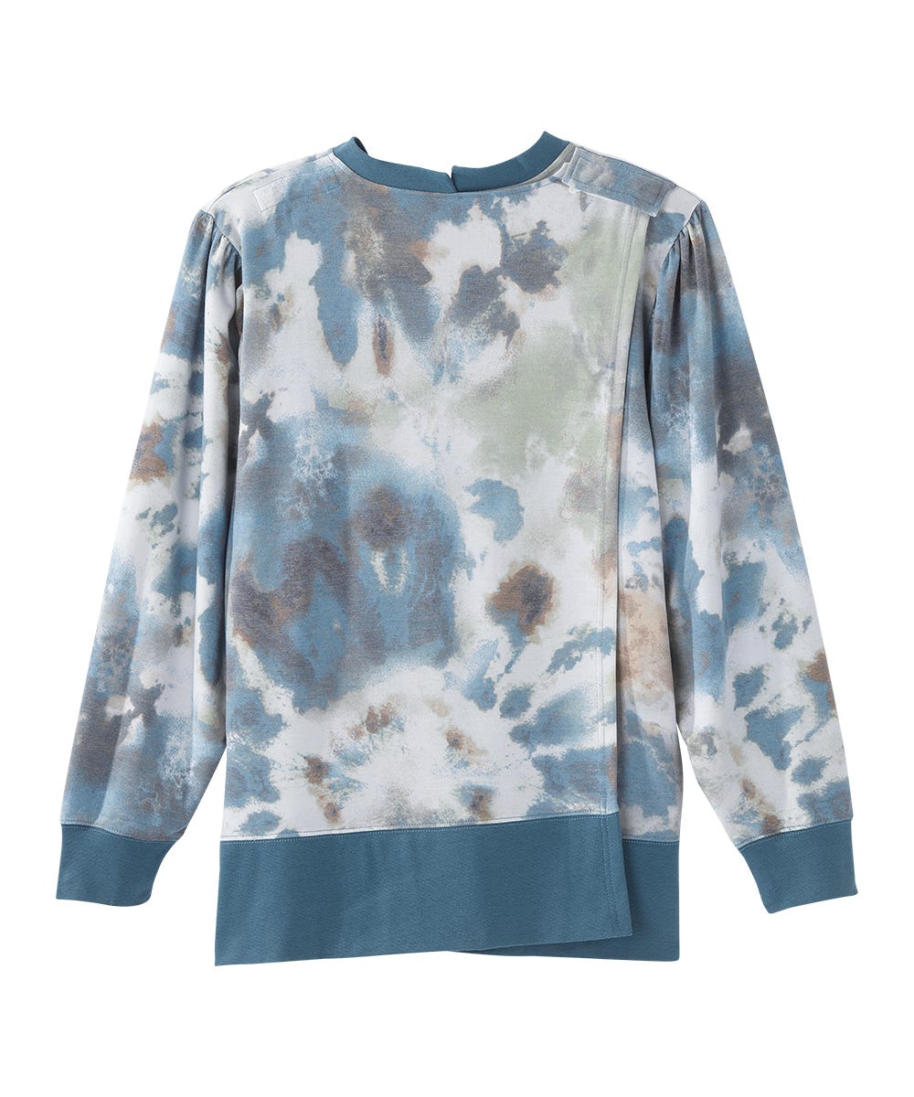 Women's Open Back Long Sleeve Embroidered Sweatshirt - Silverts 14