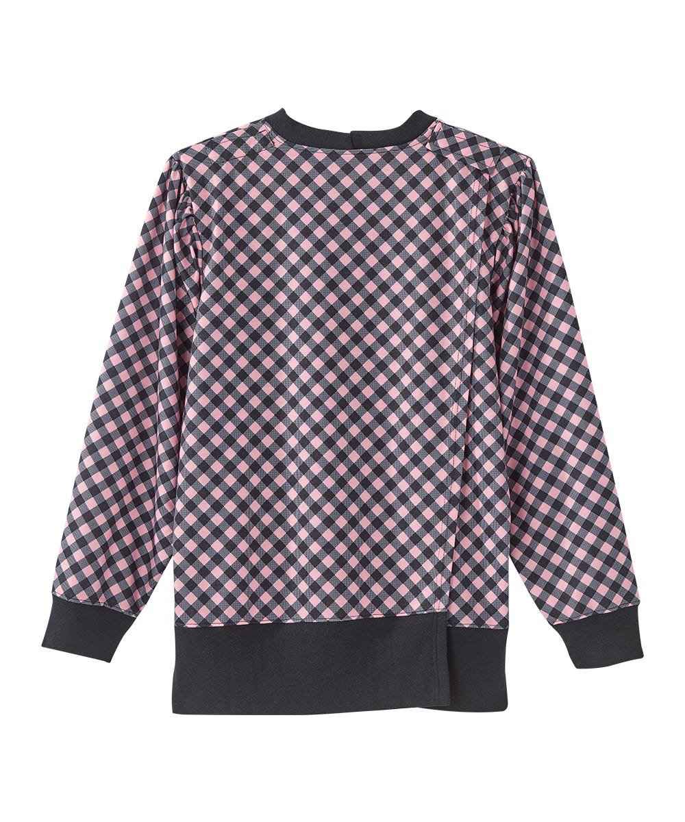 Women's Open Back Long Sleeve Embroidered Sweatshirt - Silverts 18