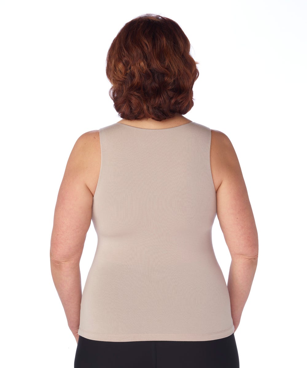 Women's Adaptive Wire-Free Breast Nest Bra Camisole - Silverts 4