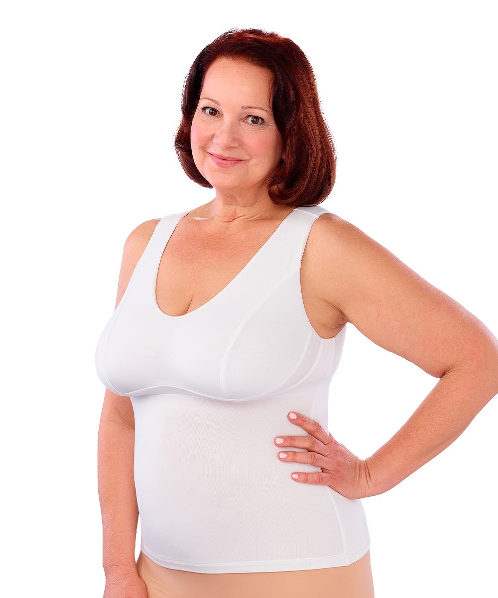 Women's Adaptive Wire-Free Breast Nest Bra Camisole - Silverts 34