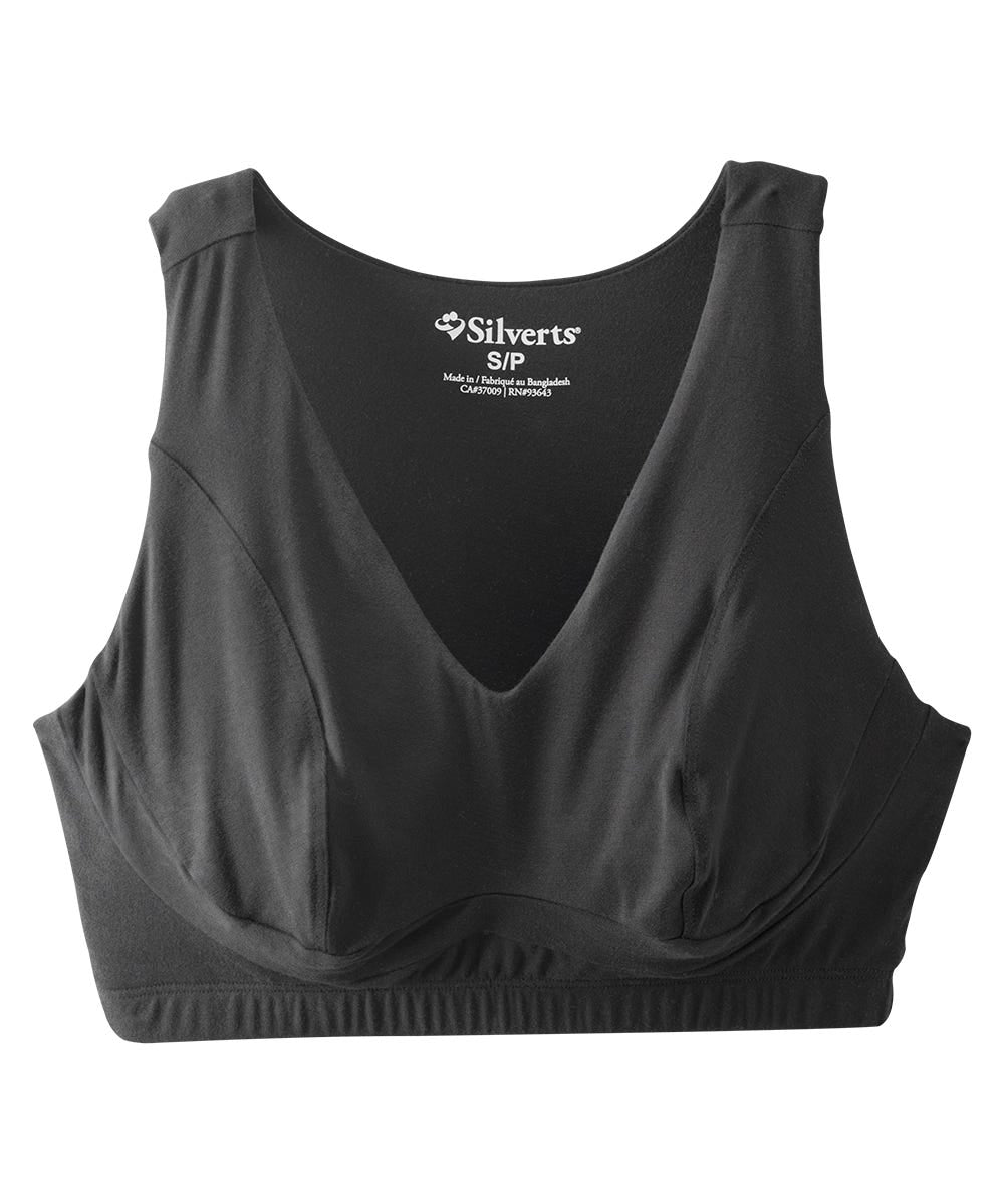 Women's Adaptive Wire-Free Breast Nest Bra - Silverts 7