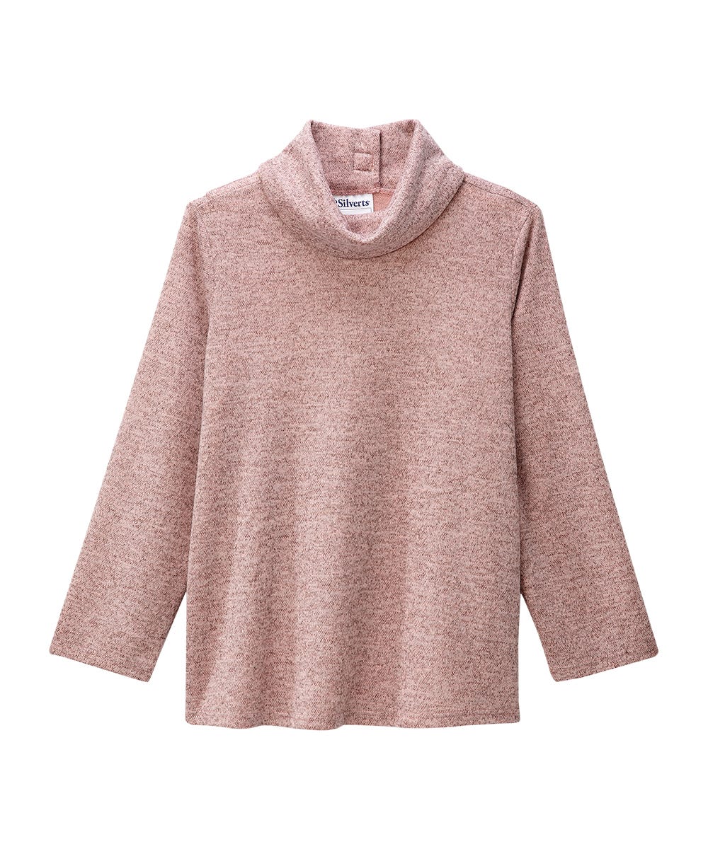 Women's Open Back Cowl Neck Top - Silverts 35