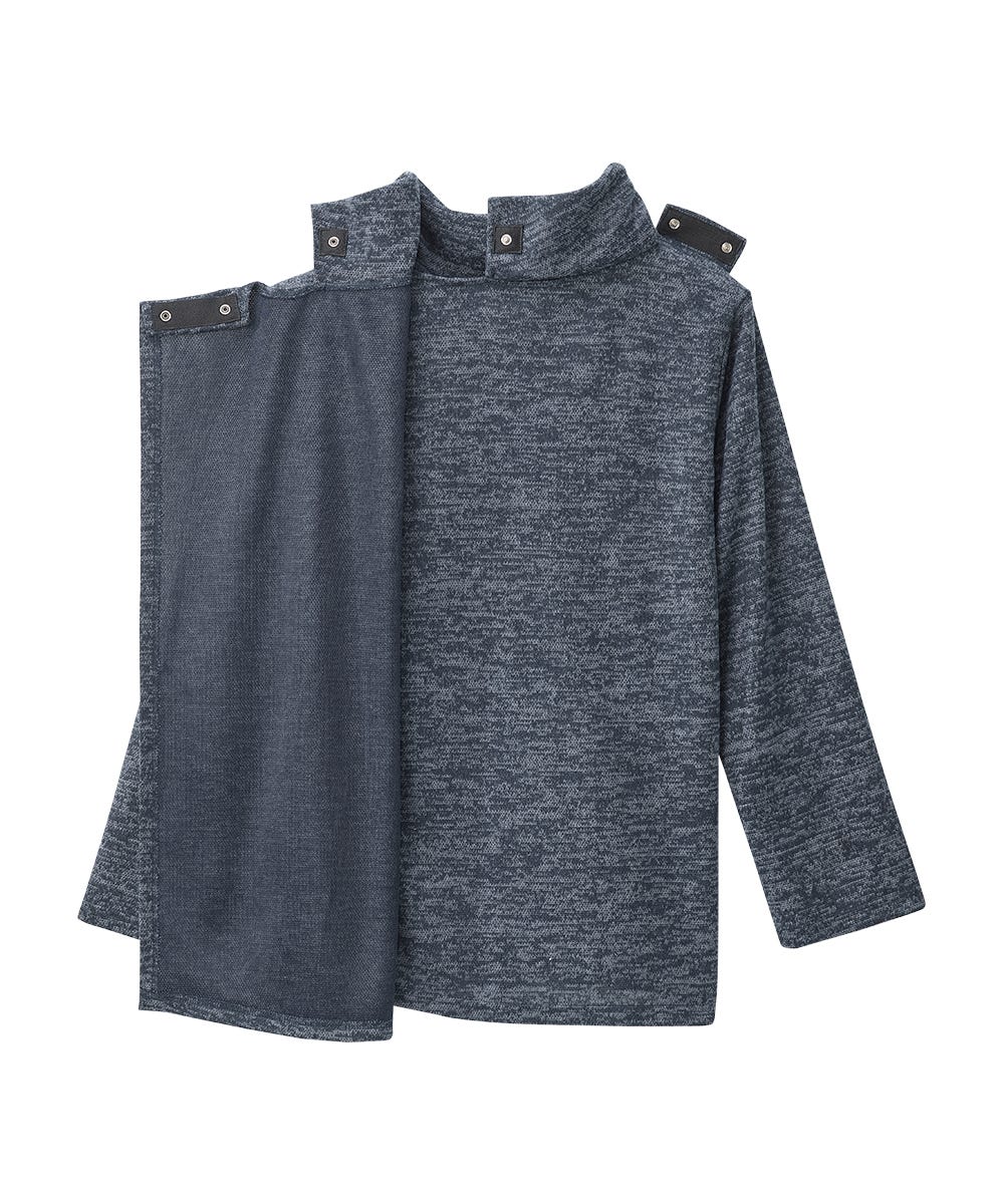Women's Open Back Cowl Neck Top - Silverts 5