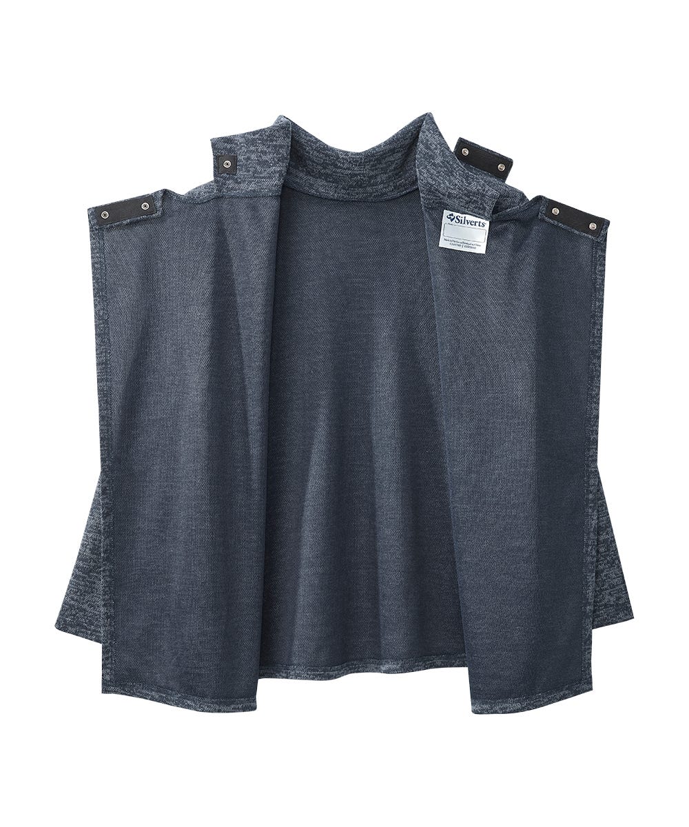 Women's Open Back Cowl Neck Top - Silverts 7