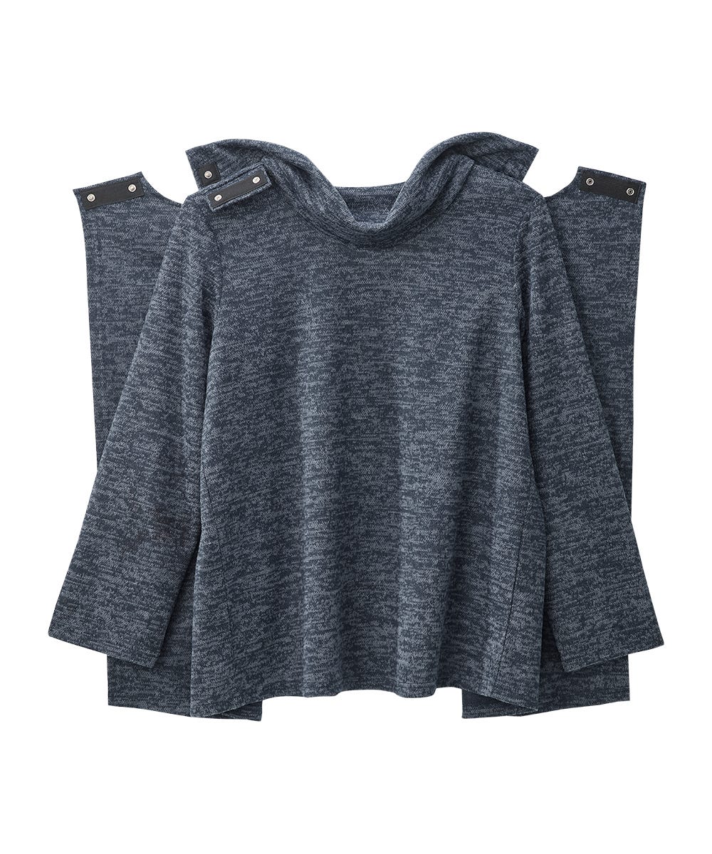 Women's Open Back Cowl Neck Top - Silverts 29