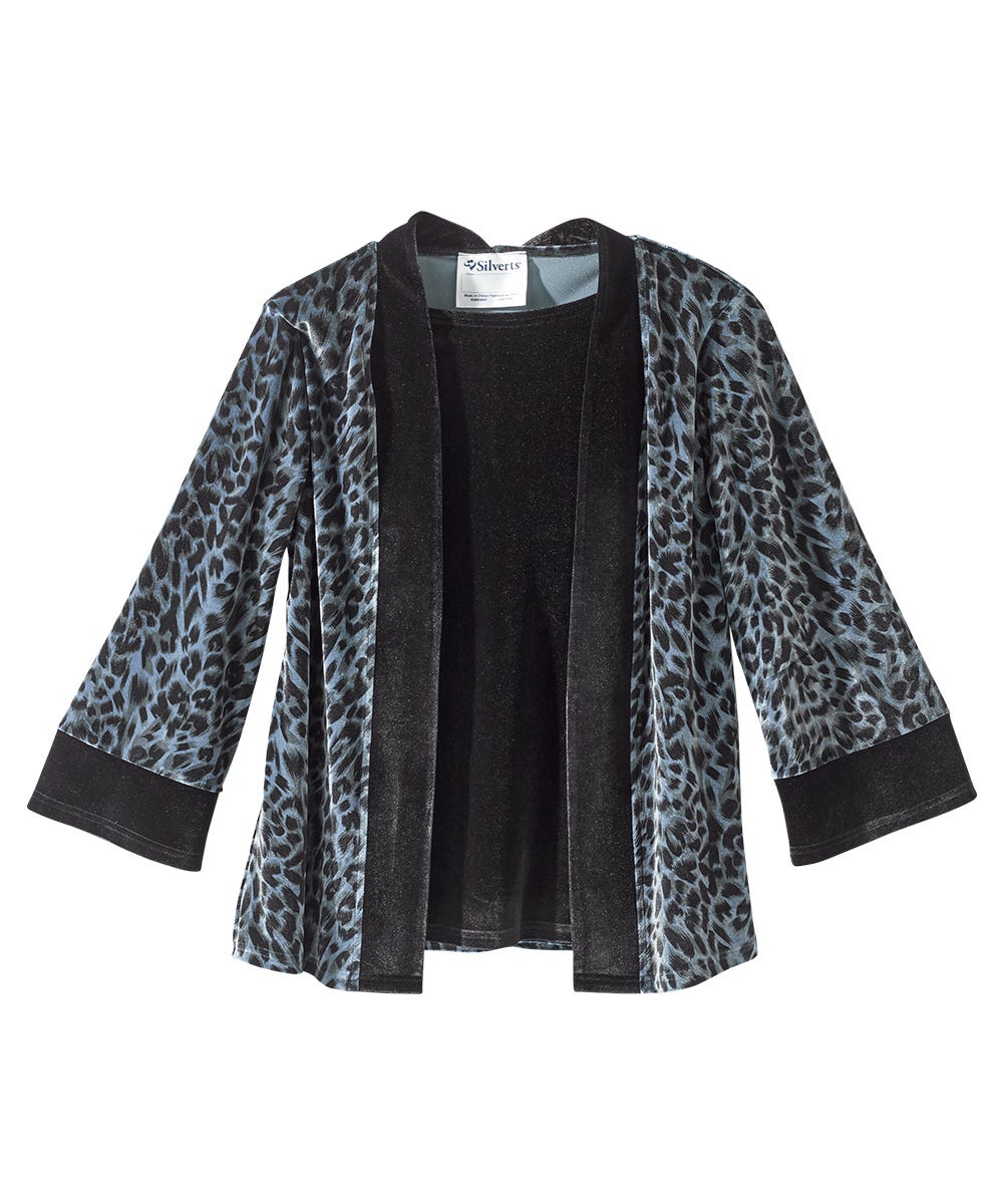 Women's Open Back Long Sleeve Twofer - Silverts 11