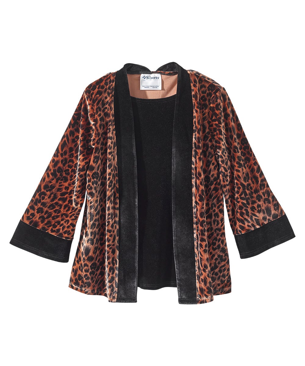 Women's Open Back Long Sleeve Twofer - Silverts 3