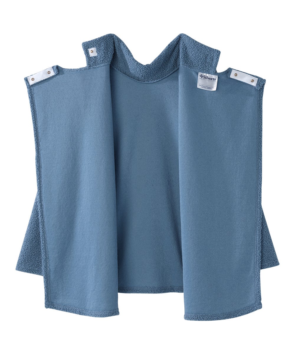 Women's Open Back Textured Turtleneck Top - Silverts 8