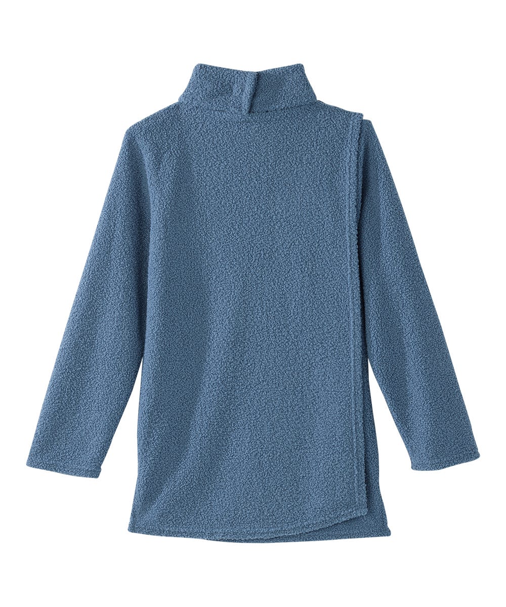 Women's Open Back Textured Turtleneck Top - Silverts 9
