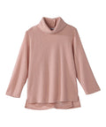 Women's Open Back Textured Turtleneck Top - Silverts 11