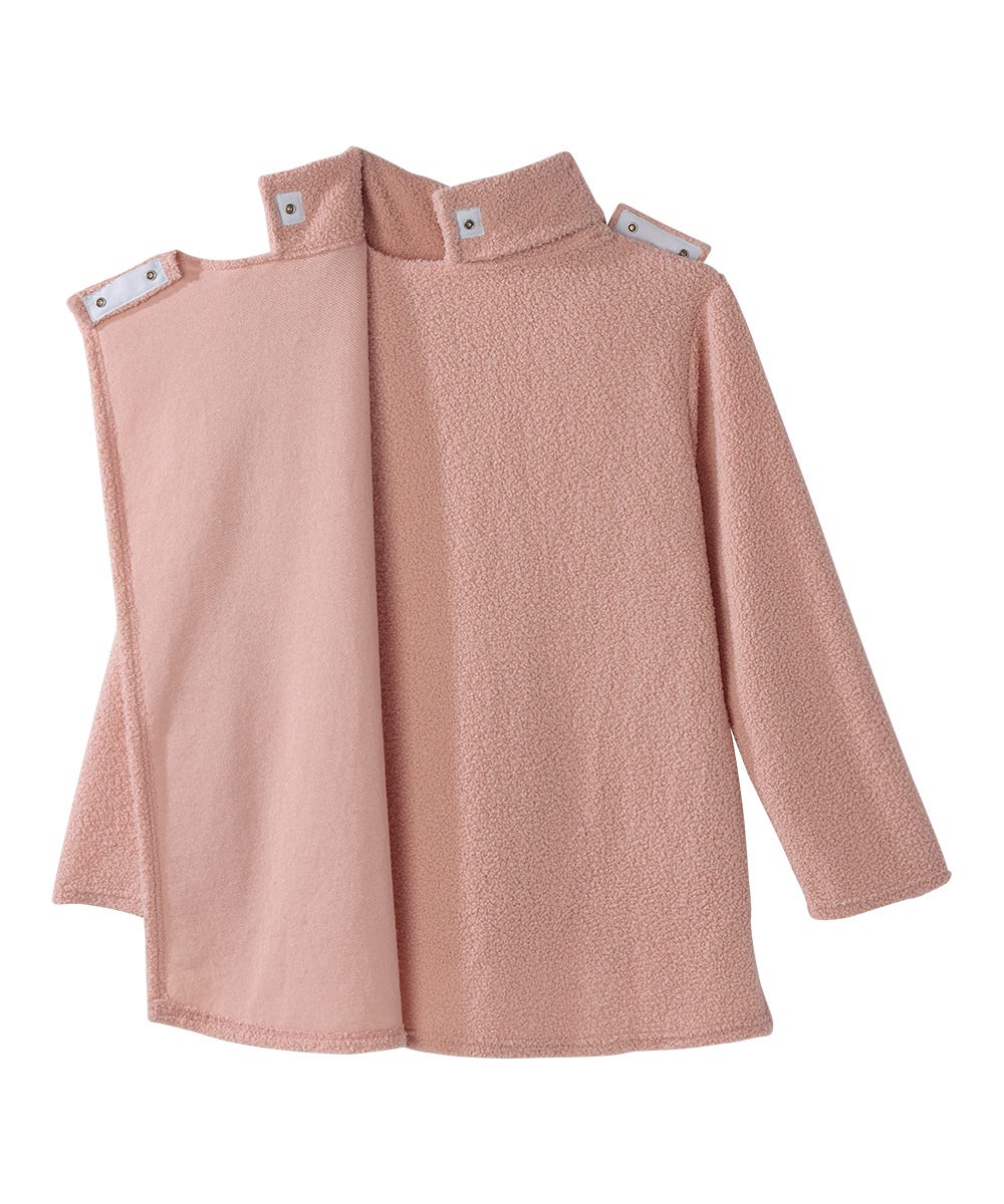 Women's Open Back Textured Turtleneck Top - Silverts 12