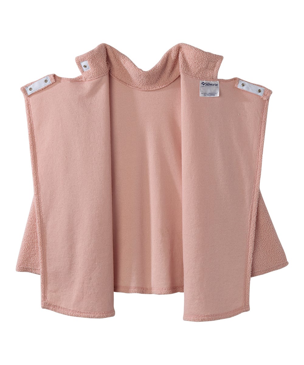 Women's Open Back Textured Turtleneck Top - Silverts 13