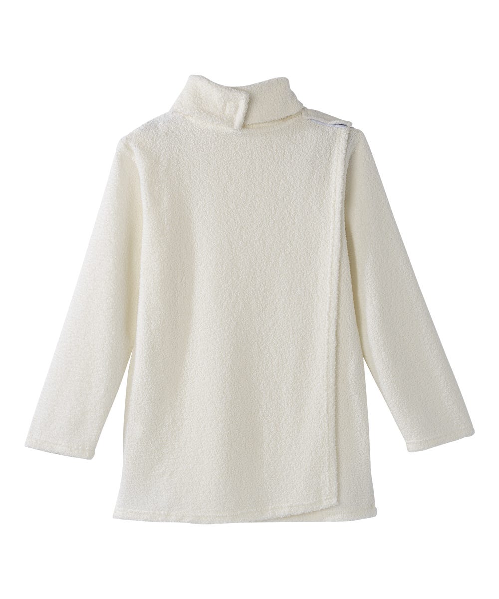 Women's Open Back Textured Turtleneck Top - Silverts 4