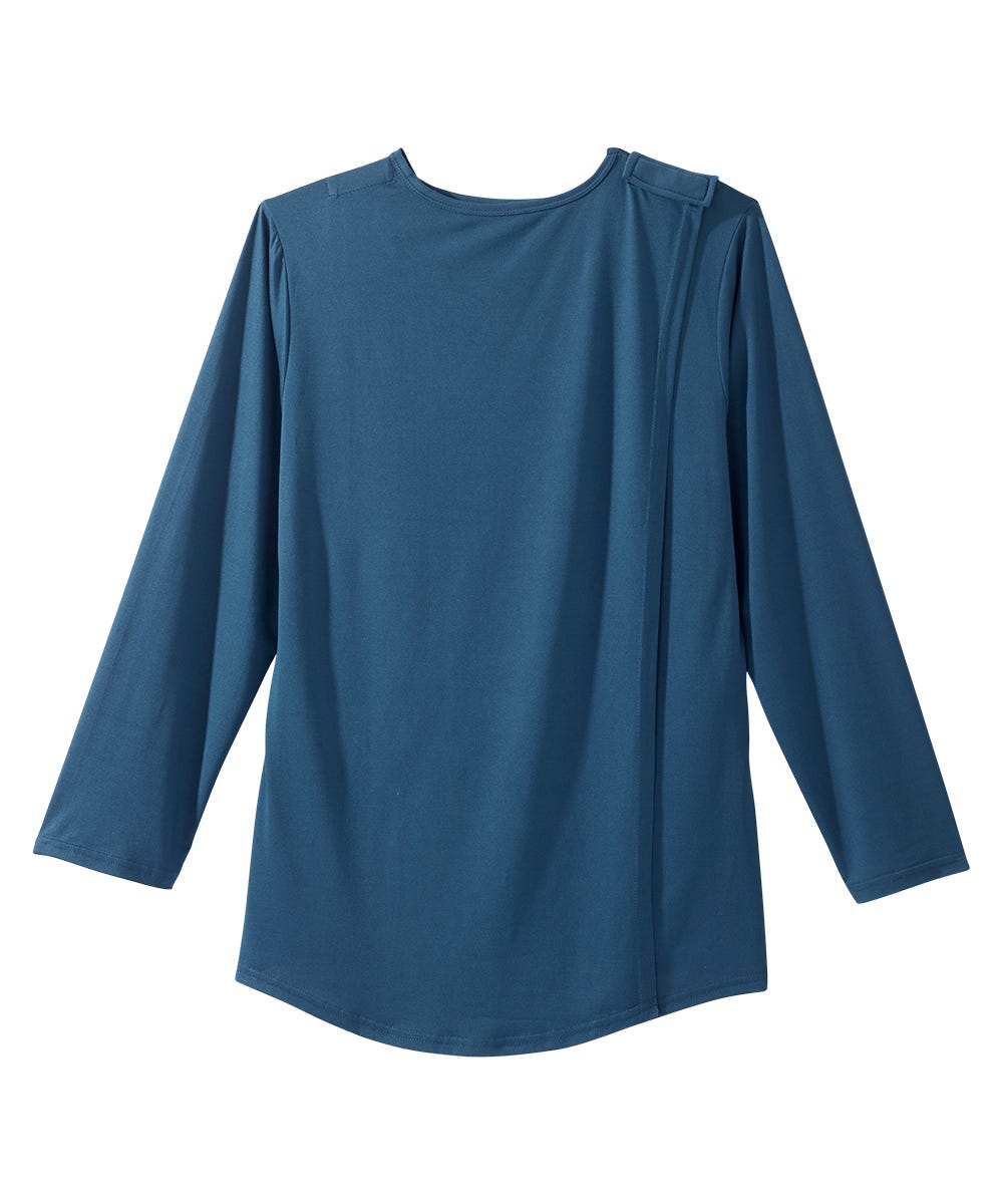 Women's Open Back Embellished Long Sleeve Top - Silverts 19