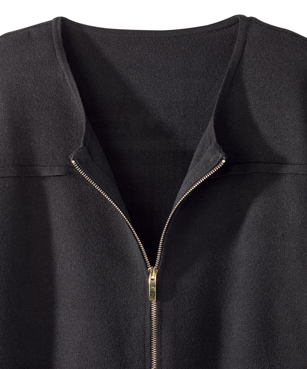 Women's Zip Front Sweater - Silverts 8