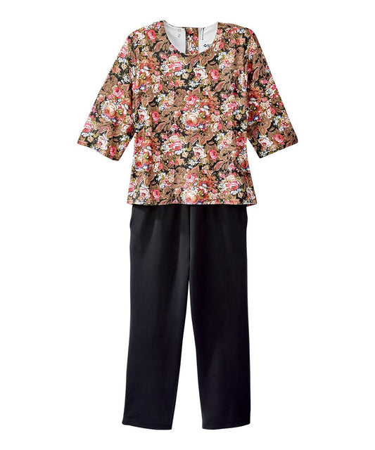 Women's Stay Dressed Jumpsuit with Lace Top - Silverts 1