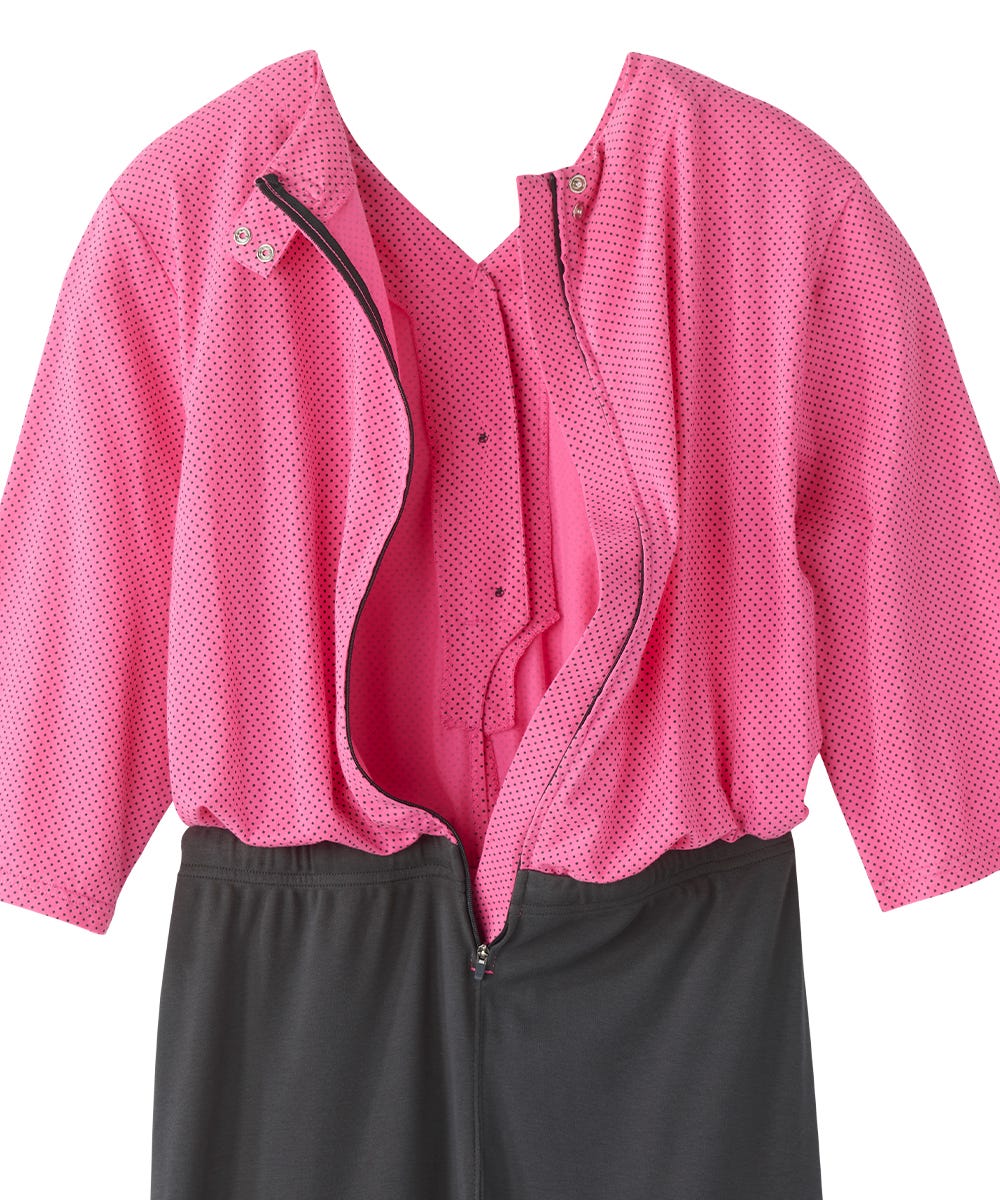 Women's Stay Dressed Jumpsuit Full Back Zip - Silverts 44