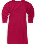 Women's Long-Sleeve Open Back Ponte Dress - Silverts 5