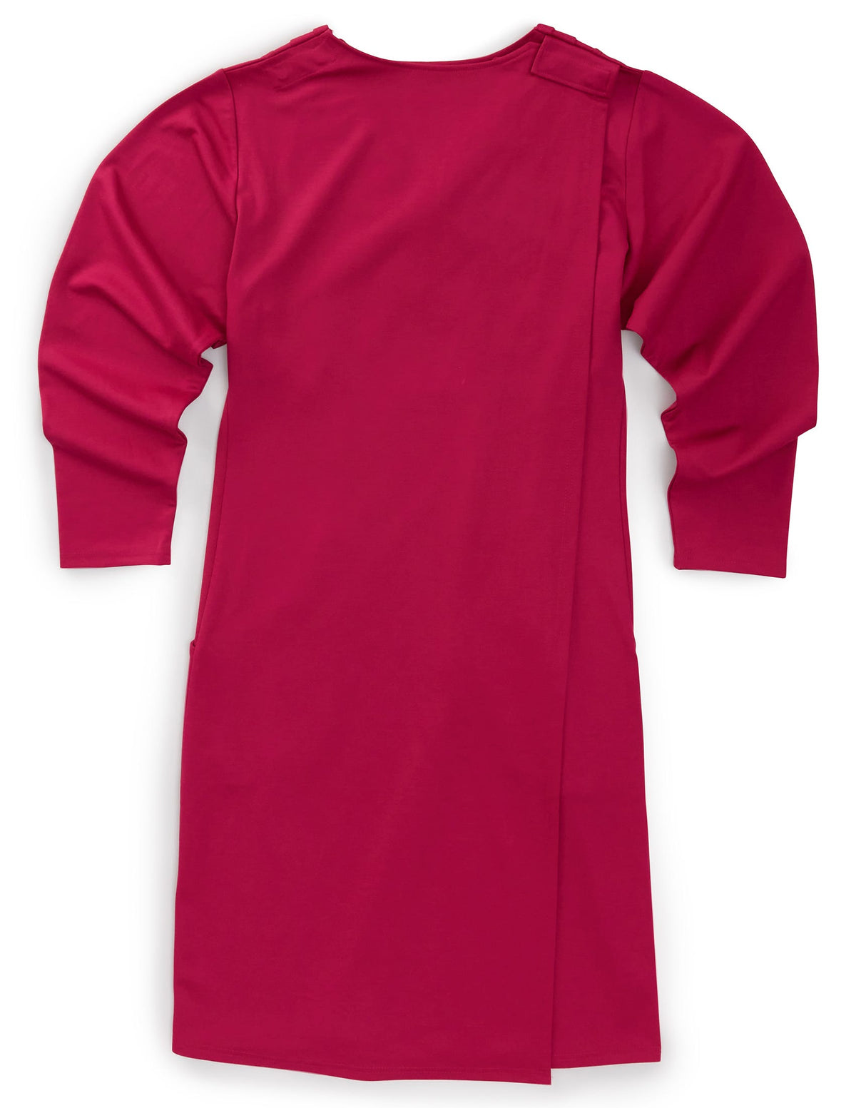 Women's Long-Sleeve Open Back Ponte Dress - Silverts 10