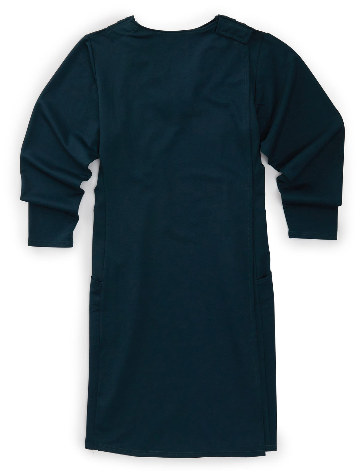 Women's Long-Sleeve Open Back Ponte Dress - Silverts 13