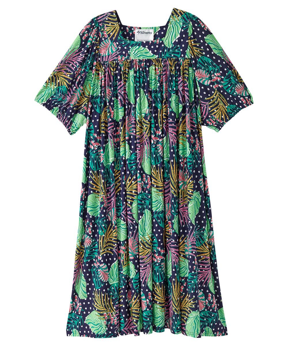 Women's Self Dressing Duster House Dress - Silverts 39