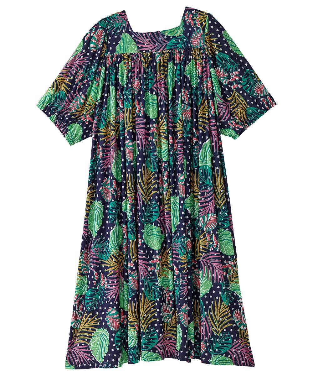 Women's Self Dressing Duster House Dress - Silverts 13