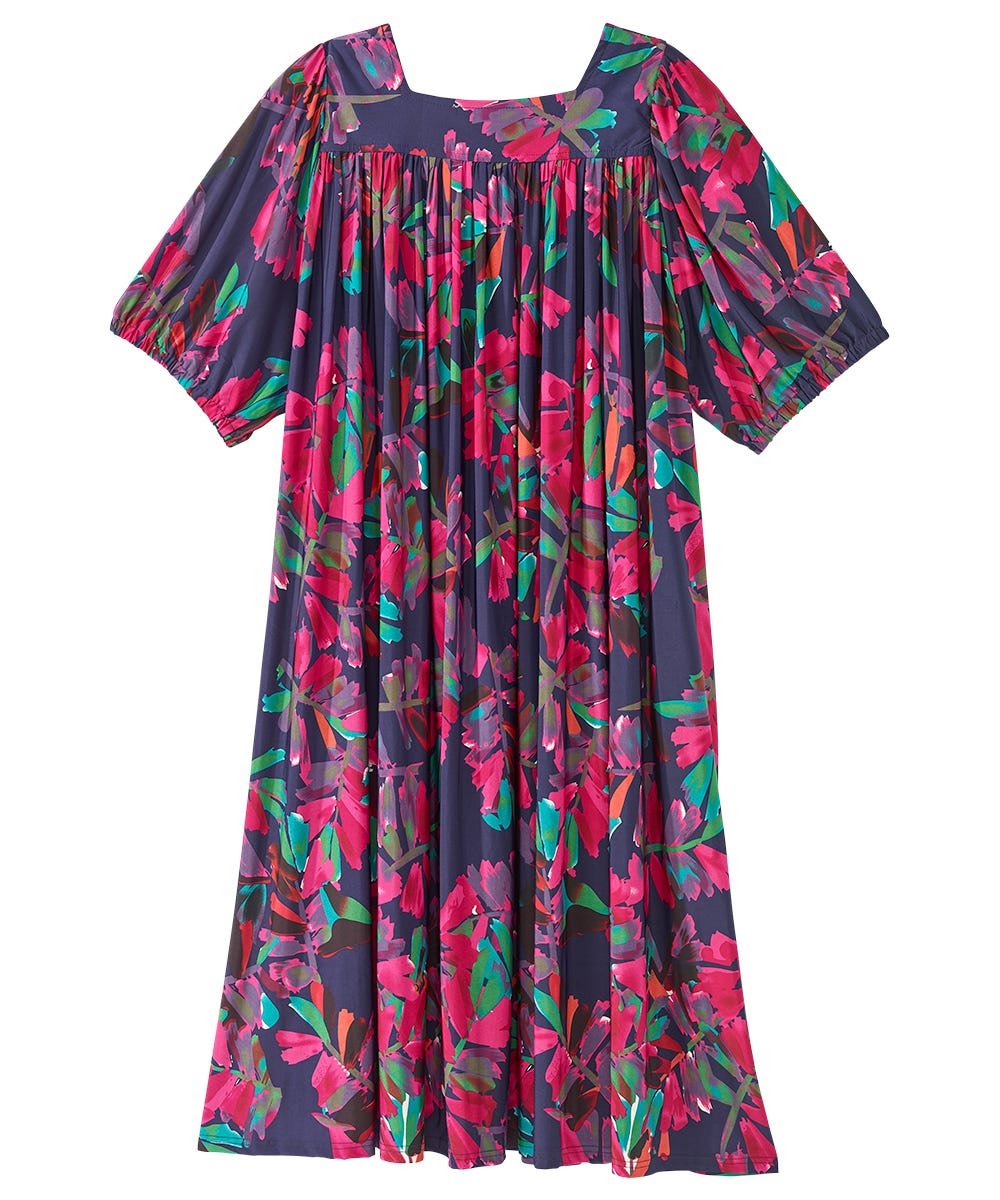 Women's Self Dressing Duster House Dress - Silverts 22